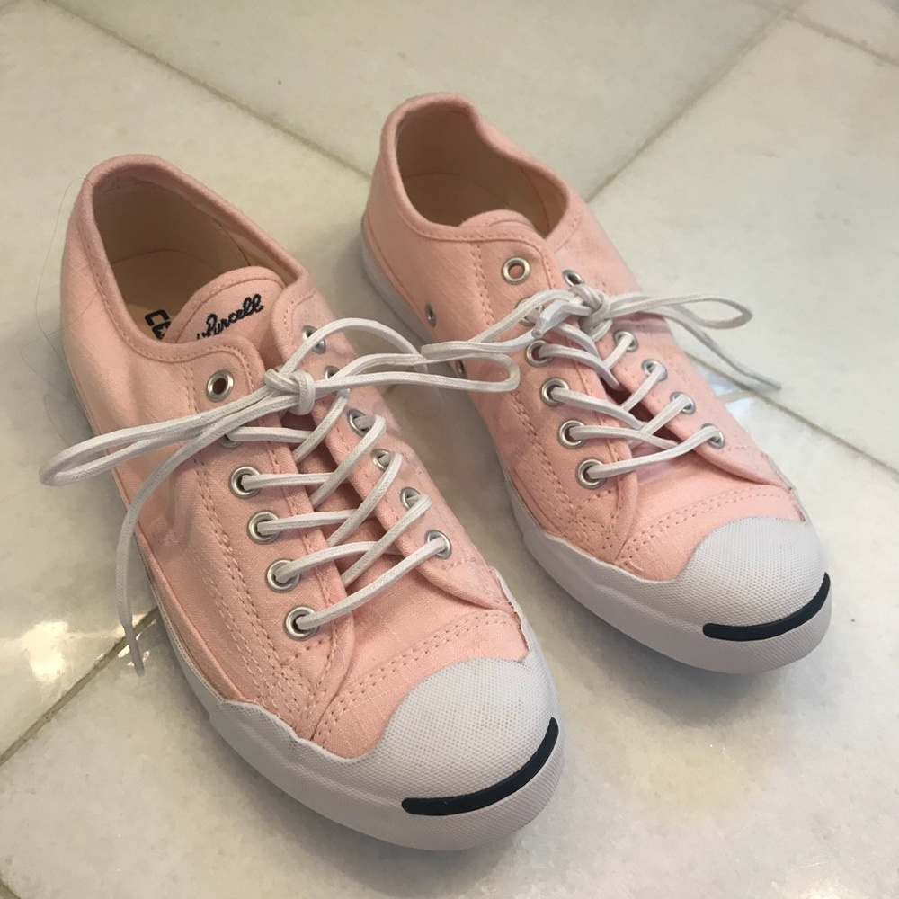 Light pink Jack Purcell shoes